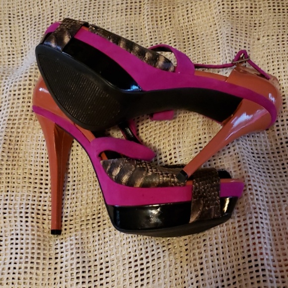 Jessica SIMPSON summer platform stilettos - Picture 5 of 6